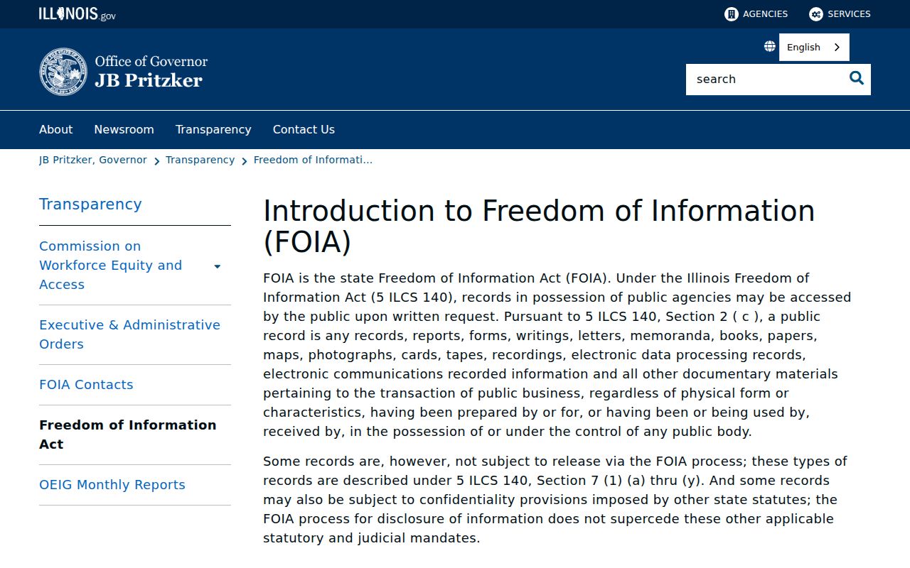 Dolton residents directory Illinois FOIA guidance